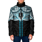 Personalized Port Adelaide Power Padded Jacket Polynesian Tribal Pattern Heritage Football