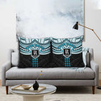 Personalized Port Adelaide Power Pillow Cover Polynesian Tribal Pattern Heritage Football