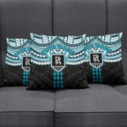 Personalized Port Adelaide Power Pillow Cover Polynesian Tribal Pattern Heritage Football