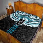 Personalized Port Adelaide Power Quilt Polynesian Tribal Pattern Heritage Football