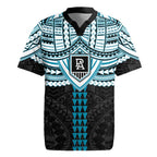 Personalized Port Adelaide Power Rugby Jersey Polynesian Tribal Pattern Heritage Football