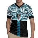 Personalized Port Adelaide Power Rugby Jersey Polynesian Tribal Pattern Heritage Football