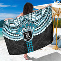 Personalized Port Adelaide Power Sarong Polynesian Tribal Pattern Heritage Football