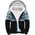 Personalized Port Adelaide Power Sherpa Hoodie Polynesian Tribal Pattern Heritage Football