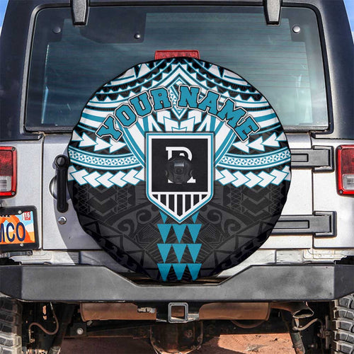 Personalized Port Adelaide Power Spare Tire Cover Polynesian Tribal Pattern Heritage Football