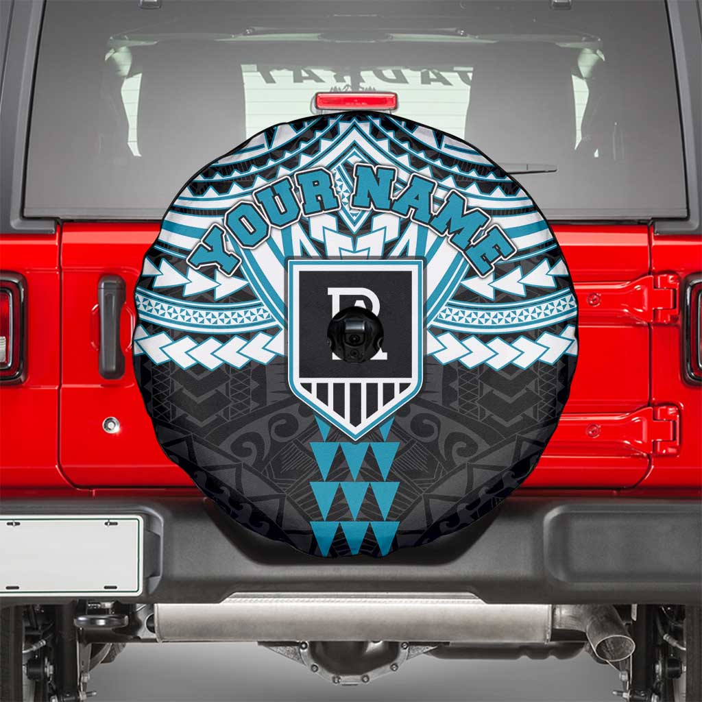 Personalized Port Adelaide Power Spare Tire Cover Polynesian Tribal Pattern Heritage Football