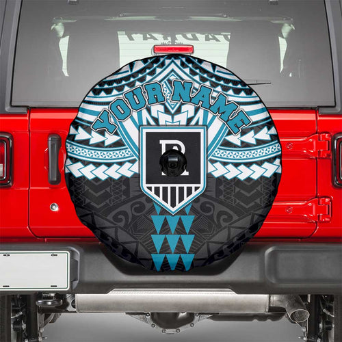 Personalized Port Adelaide Power Spare Tire Cover Polynesian Tribal Pattern Heritage Football