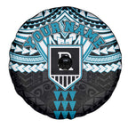 Personalized Port Adelaide Power Spare Tire Cover Polynesian Tribal Pattern Heritage Football