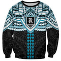 Personalized Port Adelaide Power Sweatshirt Polynesian Tribal Pattern Heritage Football