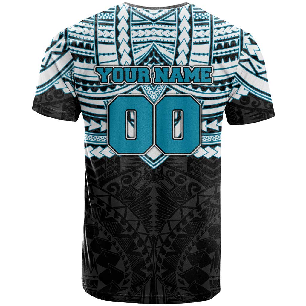 Personalized Port Adelaide Power T Shirt Polynesian Tribal Pattern Heritage Football