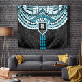 Personalized Port Adelaide Power Tapestry Polynesian Tribal Pattern Heritage Football