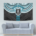 Personalized Port Adelaide Power Tapestry Polynesian Tribal Pattern Heritage Football