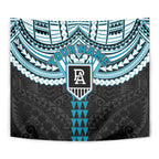 Personalized Port Adelaide Power Tapestry Polynesian Tribal Pattern Heritage Football