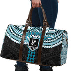 Personalized Port Adelaide Power Travel Bag Polynesian Tribal Pattern Heritage Football