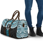 Personalized Port Adelaide Power Travel Bag Polynesian Tribal Pattern Heritage Football