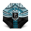 Personalized Port Adelaide Power Umbrella Polynesian Tribal Pattern Heritage Football
