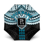 Personalized Port Adelaide Power Umbrella Polynesian Tribal Pattern Heritage Football