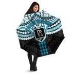 Personalized Port Adelaide Power Umbrella Polynesian Tribal Pattern Heritage Football