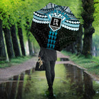 Personalized Port Adelaide Power Umbrella Polynesian Tribal Pattern Heritage Football