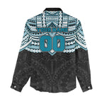 Personalized Port Adelaide Power Women Casual Shirt Polynesian Tribal Pattern Heritage Football