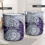 Fremantle Dockers NAIDOC Week 2026 Laundry Basket Australian Aboriginal Dot Art Dreamtime Pattern Style