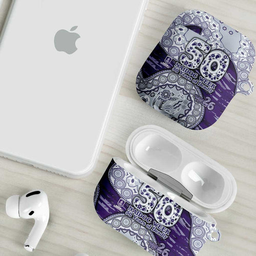 Fremantle Dockers NAIDOC Week 2026 AirPods Case Australian Aboriginal Dot Art Dreamtime Pattern Style