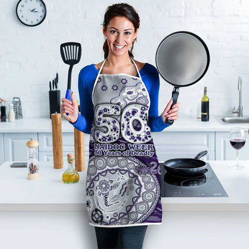 Fremantle Dockers NAIDOC Week 2026 Apron Australian Aboriginal Dot Art Dreamtime Pattern Style