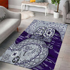 Fremantle Dockers NAIDOC Week 2026 Area Rug Australian Aboriginal Dot Art Dreamtime Pattern Style