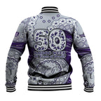 Fremantle Dockers NAIDOC Week 2026 Baseball Jacket Australian Aboriginal Dot Art Dreamtime Pattern Style