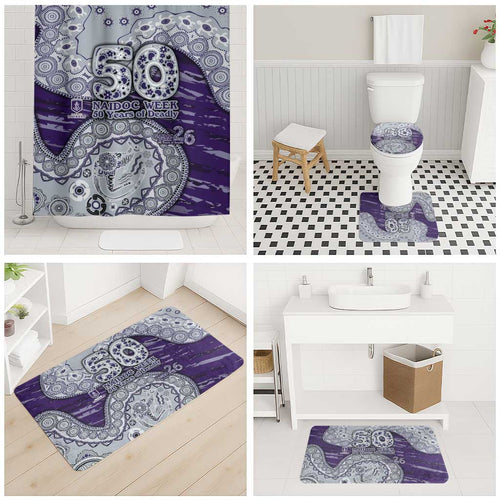 Fremantle Dockers NAIDOC Week 2026 Bathroom Set Australian Aboriginal Dot Art Dreamtime Pattern Style