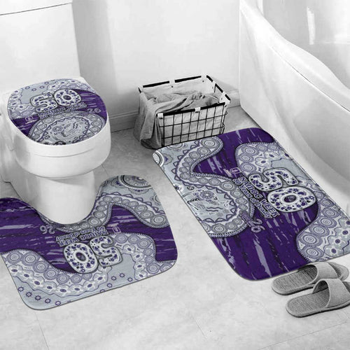 Fremantle Dockers NAIDOC Week 2026 Bathroom Set Australian Aboriginal Dot Art Dreamtime Pattern Style