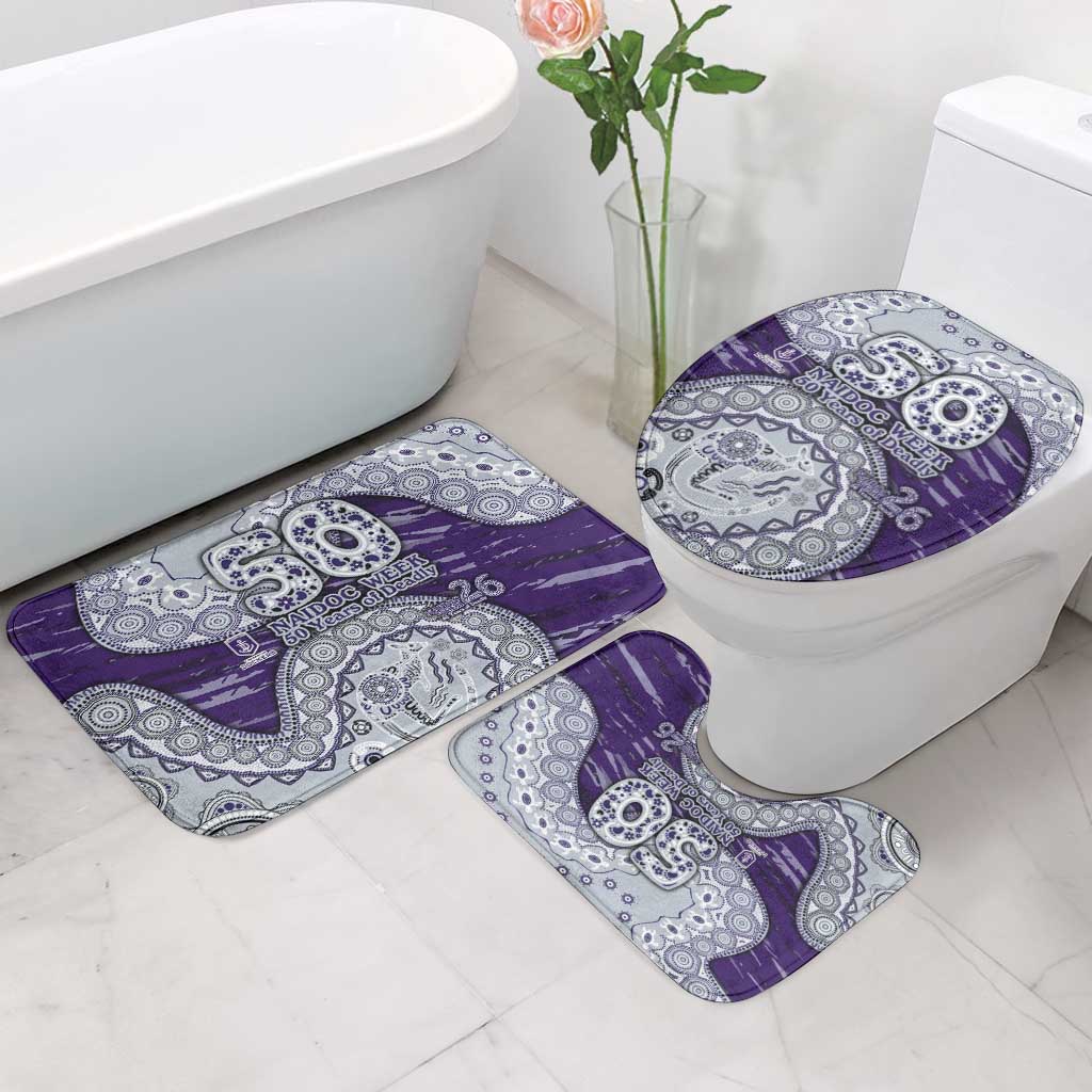 Fremantle Dockers NAIDOC Week 2026 Bathroom Set Australian Aboriginal Dot Art Dreamtime Pattern Style