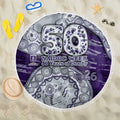 Fremantle Dockers NAIDOC Week 2026 Beach Blanket Australian Aboriginal Dot Art Dreamtime Pattern Style