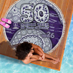 Fremantle Dockers NAIDOC Week 2026 Beach Blanket Australian Aboriginal Dot Art Dreamtime Pattern Style
