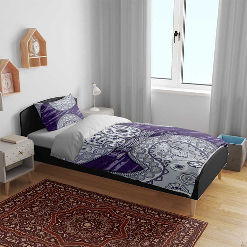 Fremantle Dockers NAIDOC Week 2026 Bedding Set Australian Aboriginal Dot Art Dreamtime Pattern Style