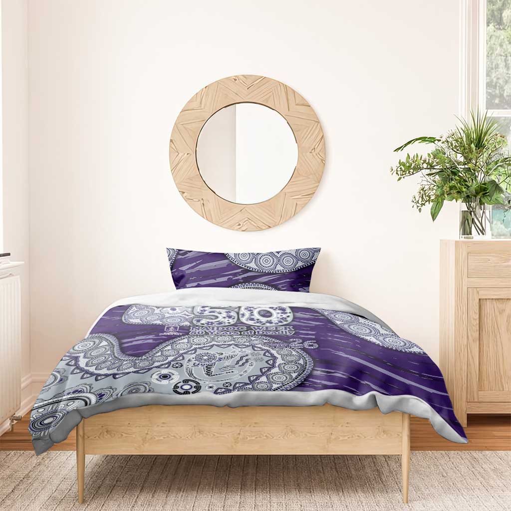 Fremantle Dockers NAIDOC Week 2026 Bedding Set Australian Aboriginal Dot Art Dreamtime Pattern Style