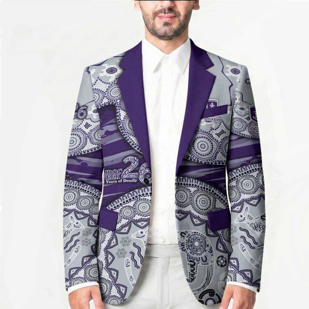 Fremantle Dockers NAIDOC Week 2026 Blazer Australian Aboriginal Dot Art Dreamtime Pattern Style