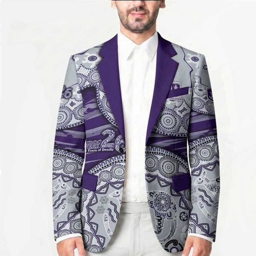 Fremantle Dockers NAIDOC Week 2026 Blazer Australian Aboriginal Dot Art Dreamtime Pattern Style