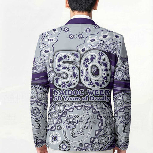 Fremantle Dockers NAIDOC Week 2026 Blazer Australian Aboriginal Dot Art Dreamtime Pattern Style
