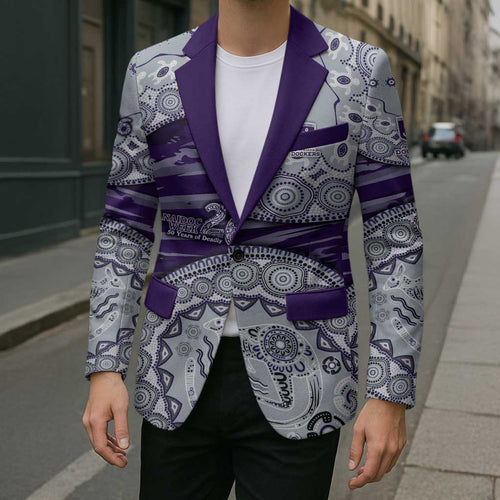 Fremantle Dockers NAIDOC Week 2026 Blazer Australian Aboriginal Dot Art Dreamtime Pattern Style