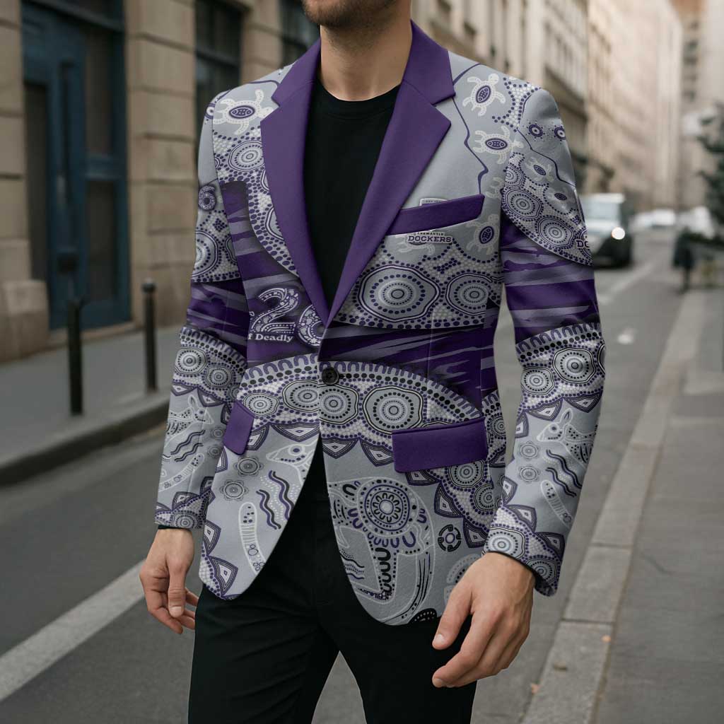 Fremantle Dockers NAIDOC Week 2026 Blazer Australian Aboriginal Dot Art Dreamtime Pattern Style