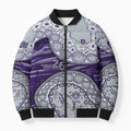 Fremantle Dockers NAIDOC Week 2026 Bomber Puffer Jacket Australian Aboriginal Dot Art Dreamtime Pattern Style