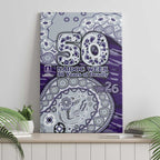 Fremantle Dockers NAIDOC Week 2026 Canvas Wall Art Australian Aboriginal Dot Art Dreamtime Pattern Style