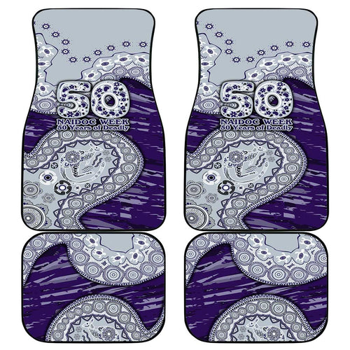 Fremantle Dockers NAIDOC Week 2026 Car Mats Australian Aboriginal Dot Art Dreamtime Pattern Style