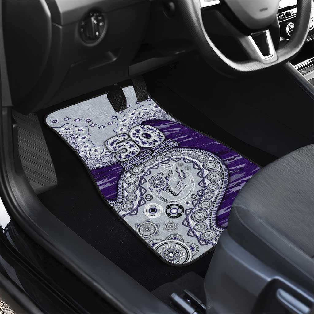 Fremantle Dockers NAIDOC Week 2026 Car Mats Australian Aboriginal Dot Art Dreamtime Pattern Style