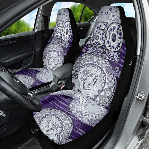 Fremantle Dockers NAIDOC Week 2026 Car Seat Cover Australian Aboriginal Dot Art Dreamtime Pattern Style