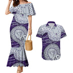 Fremantle Dockers NAIDOC Week 2026 Couples Matching Mermaid Dress and Hawaiian Shirt Australian Aboriginal Dot Art Dreamtime Pattern Style