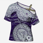 Fremantle Dockers NAIDOC Week 2026 Cross Shoulder Shirt Australian Aboriginal Dot Art Dreamtime Pattern Style