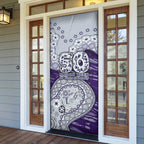 Fremantle Dockers NAIDOC Week 2026 Door Cover Australian Aboriginal Dot Art Dreamtime Pattern Style