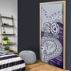 Fremantle Dockers NAIDOC Week 2026 Door Cover Australian Aboriginal Dot Art Dreamtime Pattern Style